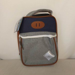 World Sport Kid's Black/Gray Insulated Reusable Lunch Bag